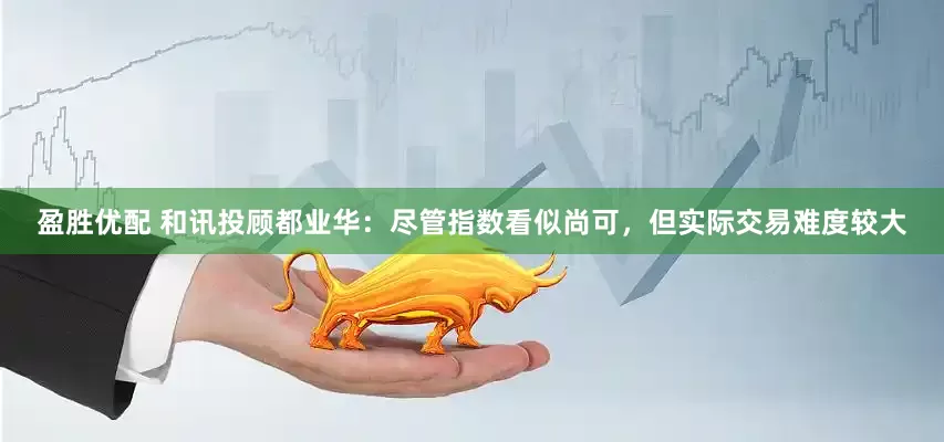 盈胜优配 和讯投顾都业华：尽管指数看似尚可，但实际交易难度较大
