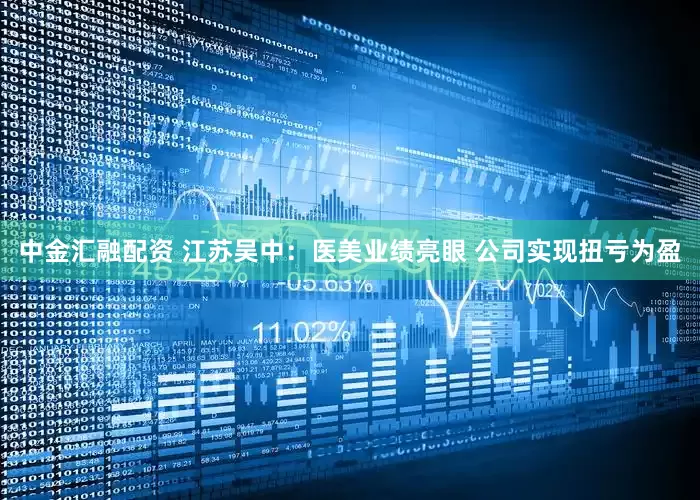 中金汇融配资 江苏吴中：医美业绩亮眼 公司实现扭亏为盈